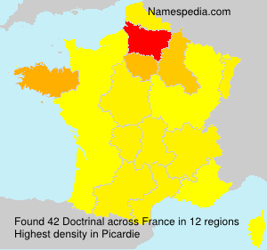 Surname Doctrinal in France Surname Doctrinal in France
