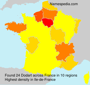 Surname Dodart in France Surname Dodart in France