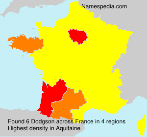 Surname Dodgson in France Surname Dodgson in France