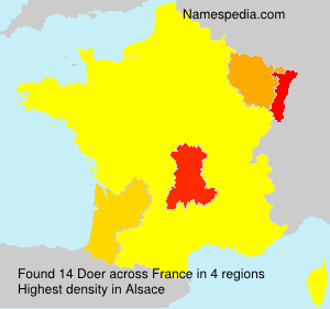 Surname Doer in France Surname Doer in France