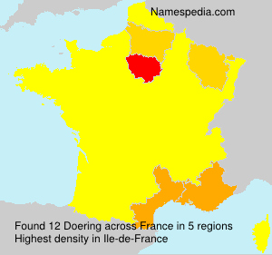 Surname Doering in France Surname Doering in France