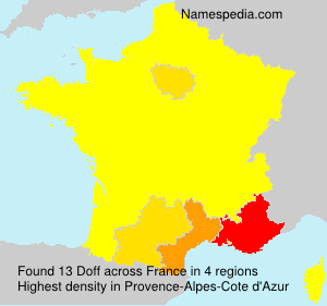 Surname Doff in France Surname Doff in France