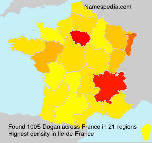 Surname Dogan in France Surname Dogan in France