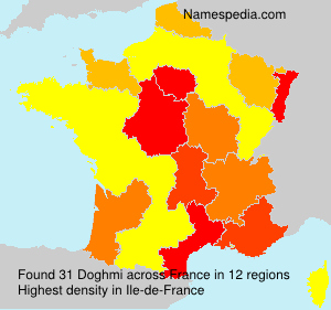 Surname Doghmi in France Surname Doghmi in France