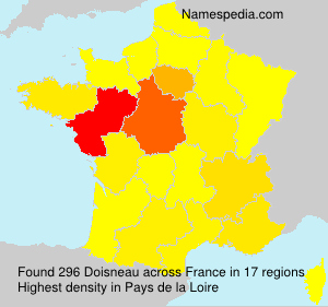 Surname Doisneau in France Surname Doisneau in France