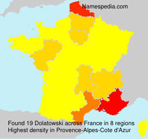 Surname Dolatowski in France Surname Dolatowski in France