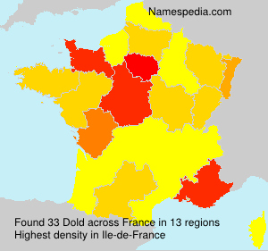 Surname Dold in France Surname Dold in France