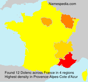 Surname Dolenc in France Surname Dolenc in France