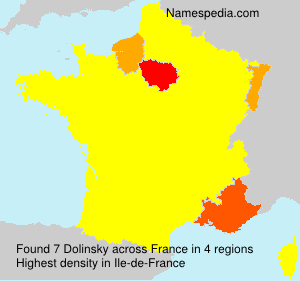 Surname Dolinsky in France Surname Dolinsky in France