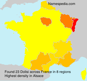 Surname Dolisi in France Surname Dolisi in France