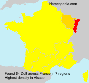 Surname Dolt in France Surname Dolt in France