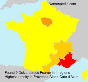 Surname Dolza in France Surname Dolza in France