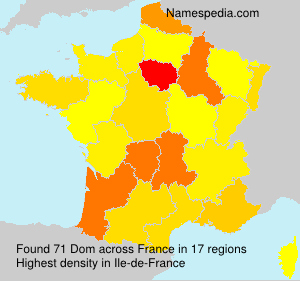Surname Dom in France Surname Dom in France