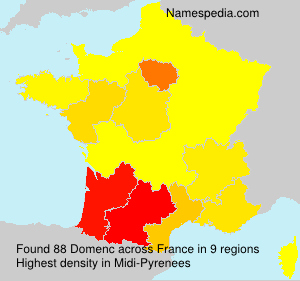 Surname Domenc in France Surname Domenc in France