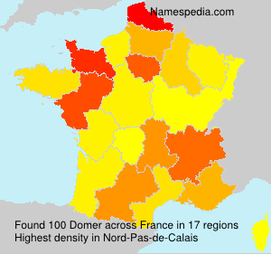 Surname Domer in France Surname Domer in France