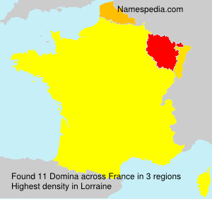Surname Domina in France Surname Domina in France