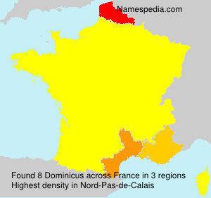 Surname Dominicus in France Surname Dominicus in France