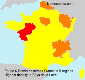Surname Dominiec in France Surname Dominiec in France