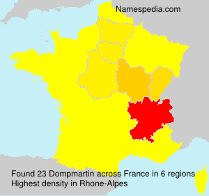 Surname Dompmartin in France Surname Dompmartin in France