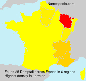 Surname Domptail in France Surname Domptail in France