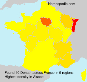 Surname Donath in France Surname Donath in France