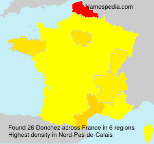 Surname Donchez in France Surname Donchez in France