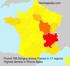 Surname Donguy in France Surname Donguy in France