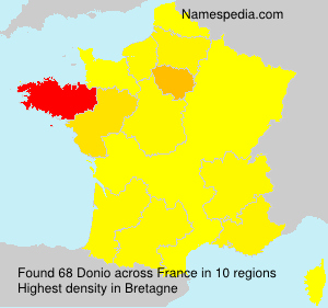 Surname Donio in France Surname Donio in France