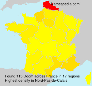 Surname Doom in France Surname Doom in France