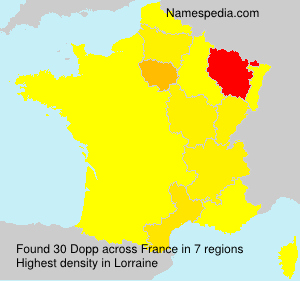 Surname Dopp in France Surname Dopp in France