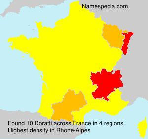 Surname Doratti in France Surname Doratti in France
