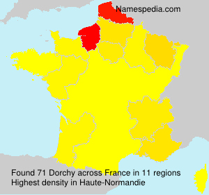 Surname Dorchy in France Surname Dorchy in France