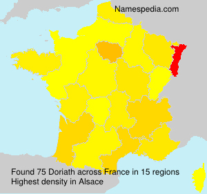 Surname Doriath in France Surname Doriath in France
