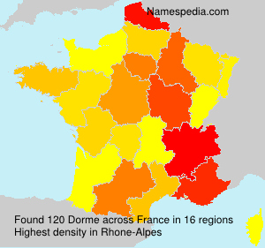 Surname Dorme in France Surname Dorme in France
