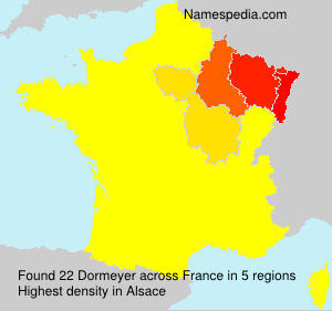 Surname Dormeyer in France Surname Dormeyer in France