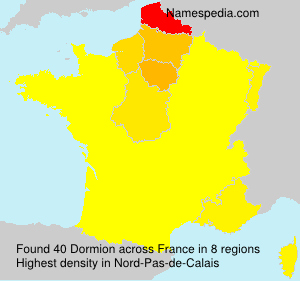 Surname Dormion in France Surname Dormion in France