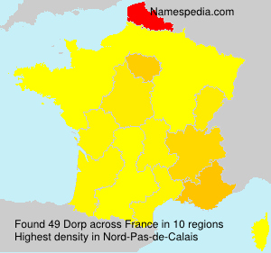 Surname Dorp in France Surname Dorp in France