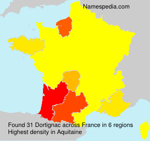 Surname Dortignac in France Surname Dortignac in France