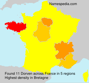 Surname Dorven in France Surname Dorven in France