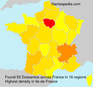 Surname Dossantos in France Surname Dossantos in France