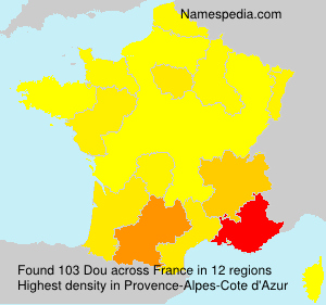 Surname Dou in France Surname Dou in France