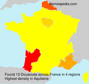 Surname Douaouda in France Surname Douaouda in France
