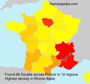 Surname Double in France Surname Double in France