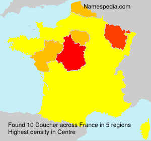 Surname Doucher in France Surname Doucher in France
