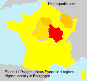Surname Dougha in France Surname Dougha in France