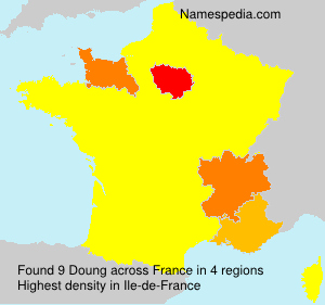 Surname Doung in France Surname Doung in France