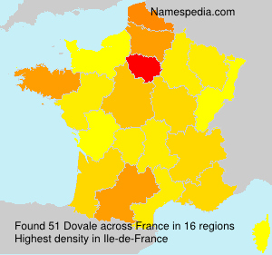 Surname Dovale in France Surname Dovale in France