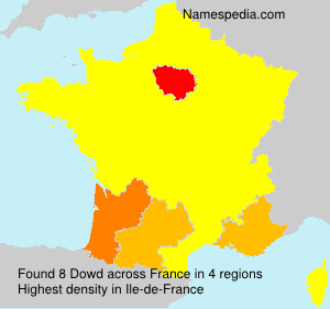 Surname Dowd in France Surname Dowd in France