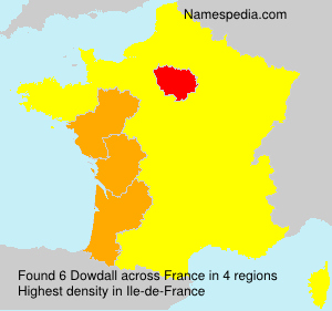Surname Dowdall in France Surname Dowdall in France