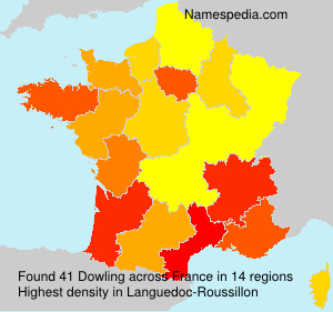 Surname Dowling in France Surname Dowling in France